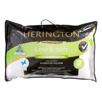 Low Soft Gusseted Pillow by Herington