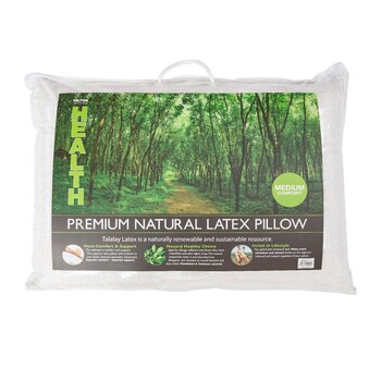 Health Natural Medium Talalay Latex Pillow by Hilton