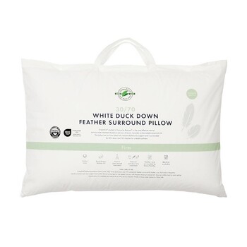 30/70 Duck Down Feather Surround Firm Pillow by Greenfirst®