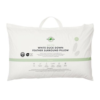 30/70 Duck Down Feather Surround Queen Pillow by Greenfirst®