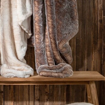 Pelage Faux Fur Extra Large Throw by M.U.S.E