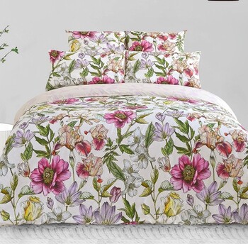 KOO Fleur Flower Quilt Cover Set