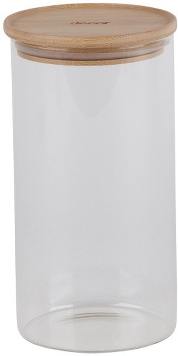 30% off Wiltshire Bamboo Round Glass Canister 1.5L