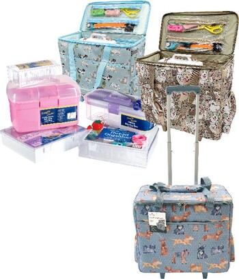 All Sewing Storage Boxes & Trolley Bags