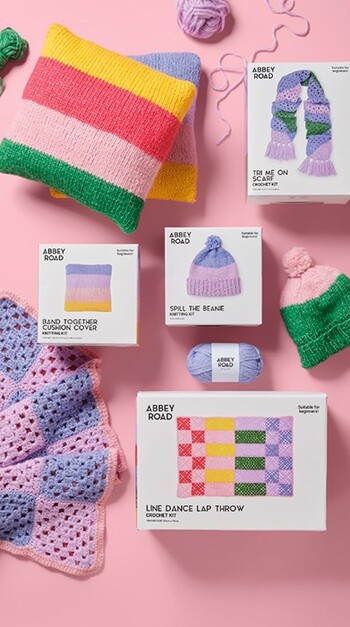 NEW Abbey Road Knit & Crochet Kits