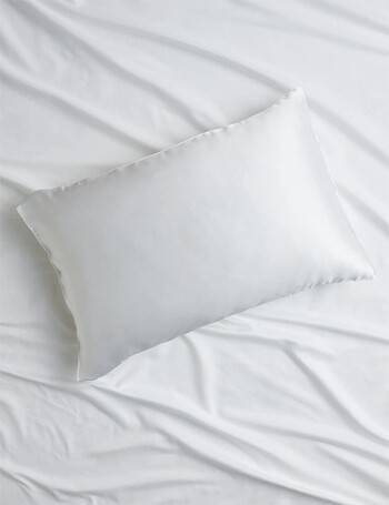 Heritage Luxe Silk Pillowcase - White