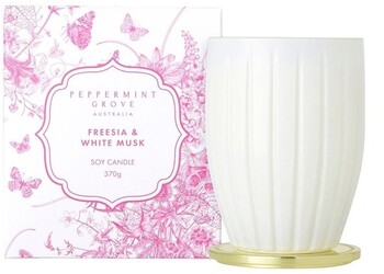 Peppermint Grove Freesia & White Musk Large Candle