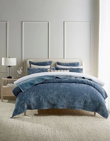 Heritage Remi Quilted Velvet Coverlet