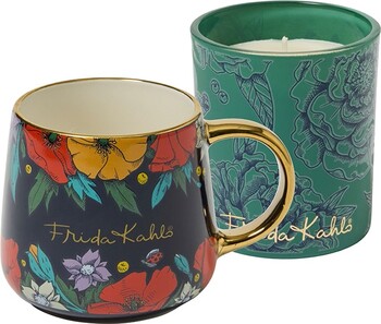 Frida Kahlo Ceramic Mug or Scented Candle 140g