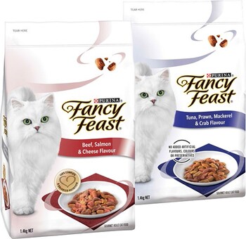 Fancy Feast Dry Cat Food Varieties 1.4kg