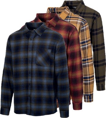 Cape Men’s Organic II Long Sleeves Flannel Shirt