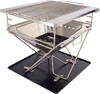NEW Spinifex Stainless Steel Folding Firepit