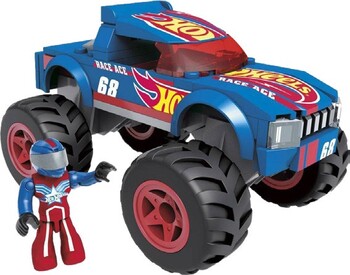 Megablocks Hot Wheels Mega Race Ace Monster Truck