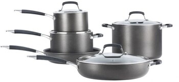 The Cooks Collective 5pc Essentials Cookware Set with Handles