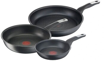 Tefal Unlimited Triple Frypan Set 20, 26 and 30cm