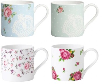 Royal Albert Tea Party Casual Mugs Set of 4