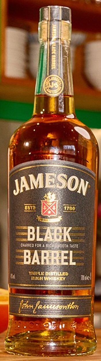 Jameson Black Barrel Blended Irish Whiskey 700mL