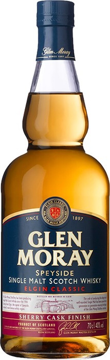 Glen Moray Sherry Cask Single Malt Scotch Whisky 700mL
