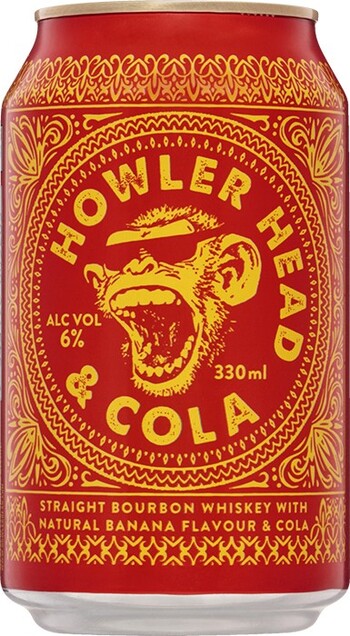Howler Head Bourbon & Cola Cans 330mL