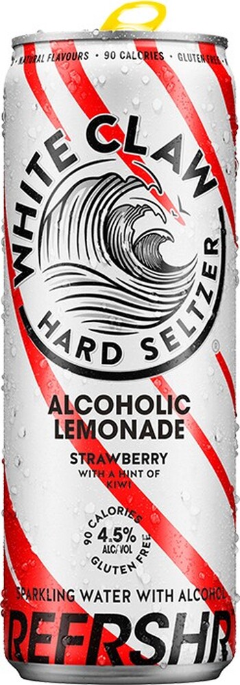 White Claw Refrshr Alcoholic Lemonade Strawberry Cans 330mL