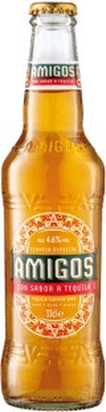 Amigos Tequila Flavoured Beer Bottles 330mL
