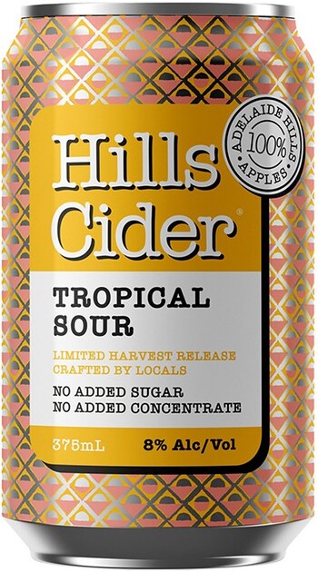 The Hills Cider Company Tropical Sour Cider Can 375mL