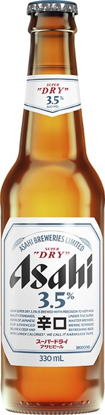 Asahi Super Dry 3.5% 330mL Bottle