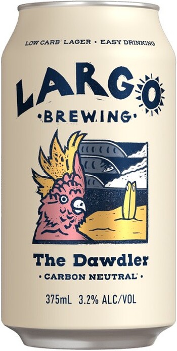 Largo The Dawdler Low Carb Lager Cans 375mL
