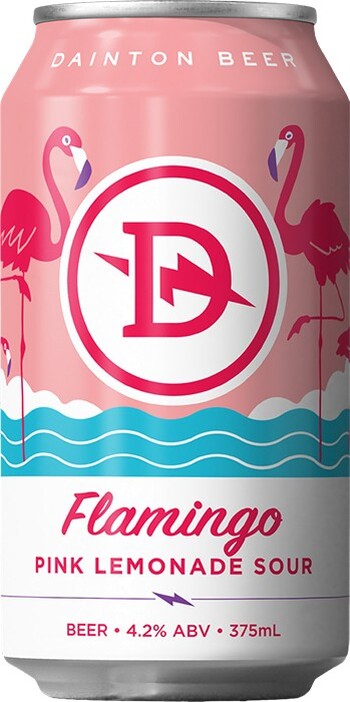 Dainton Flamingo Sour Cans 375mL