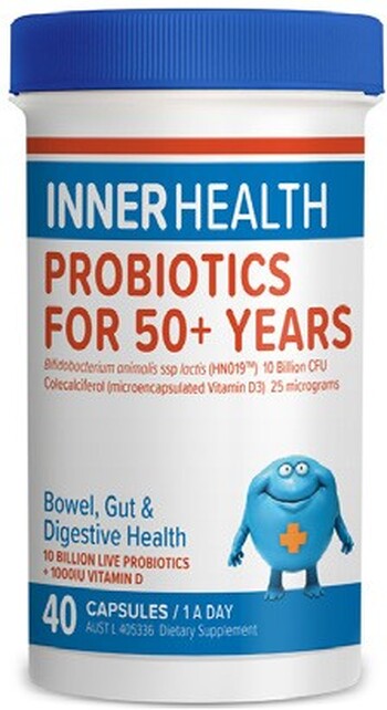 Inner Health Probiotics For 50+ Years 40 Capsules