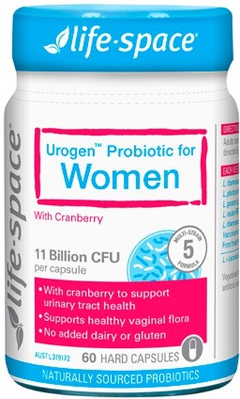 Life-Space Urogen Probiotic For Women 60 Capsules