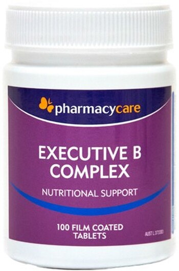 Pharmacy Care Executive B Complex 100 Tablets