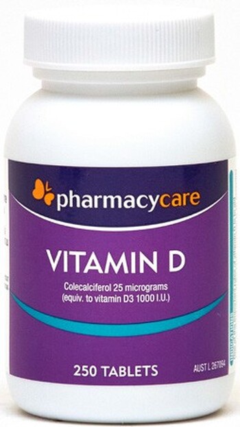 Pharmacy Care Vitamin D 1000IU 250 Tablets