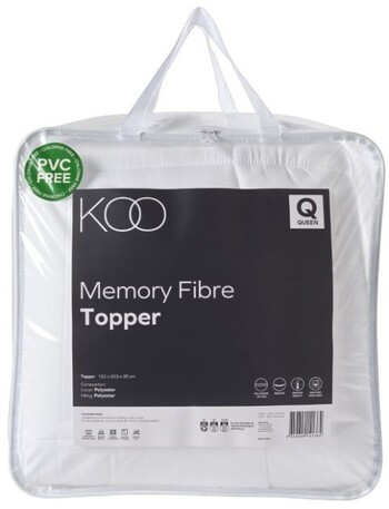 50% off KOO Memory Fibre Topper