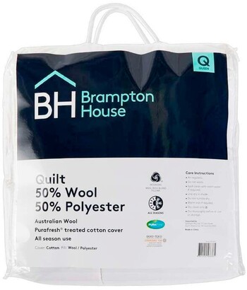 Brampton House 50% Wool 50% Polyester Quilt