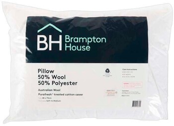 Brampton House 50% Wool 50% Polyester Standard Pillow