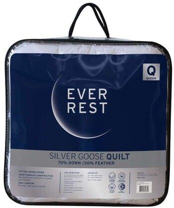 50% off Ever Rest 70% Goose Down 30% Feather Quilt