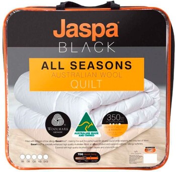 40% off Jaspa All Seasons Australian Wool Quilt