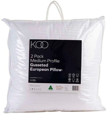 KOO Gusseted European Pillow 2 Pack