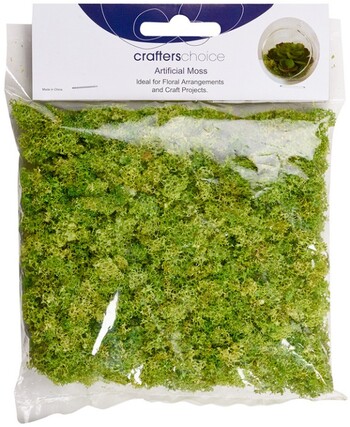 30% off Artificial Moss In Bag Green 20cm