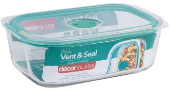 Décor Vent & Seal Oblong Container 1.5L