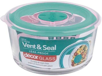 Décor Vent & Seal Round Container 500ml