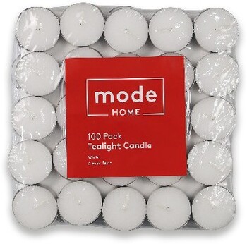 Mode Home Tealights Candle 100 Pack