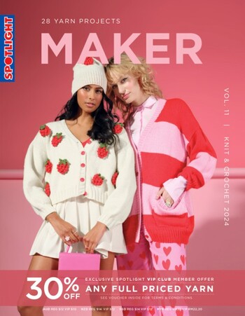 NEW Maker Knit & Crochet Pattern Book, Volume 11