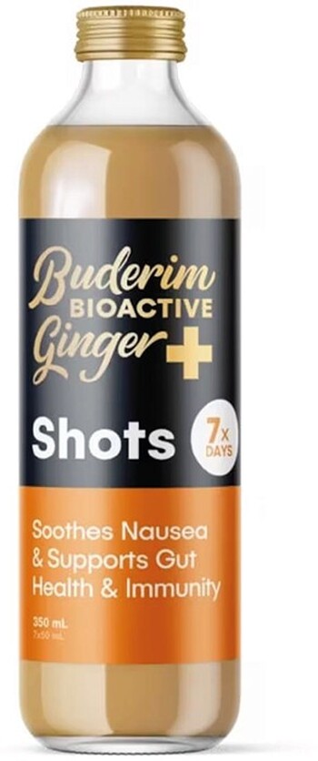 NEW Buderim Ginger BioActive Ginger Plus Immunity Shot 350ml