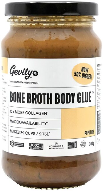 NEW Gevity Rx Bone Broth Body Glue Populate 390g¹