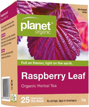 Planet Organic Raspberry Leaf Tea 25 Tea Bags