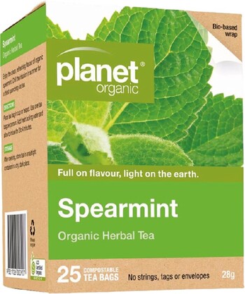 Planet Organic Spearmint Tea 25 Tea Bags