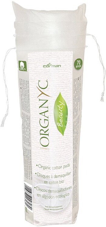 Organyc Beauty Cotton Pads 70 Pack