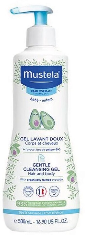 Mustela Gentle Cleansing Gel Hair & Body 500ml
